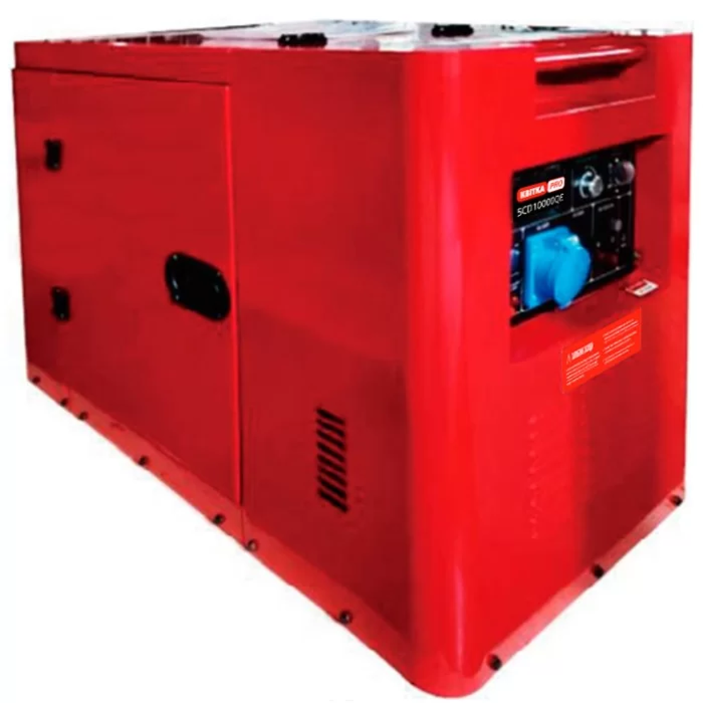 Генератор дизельний 7,5/8,0 КВт SCD10000QE (ручний+електр. пуск), КВІТКА PRO